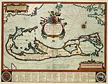 Vol 4 - 086 - Mappa AESIVARVM Insularum alias BARMVDAS dictarum, ad Ostia Mexicani aestuarij jacentium in latitudine Graduum 32 Minutorium 25 Ab Anglia