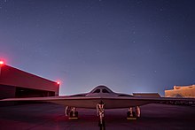 B-21 Raider at United States Air Force Plant 42 B-21 Plant 42 night.jpg