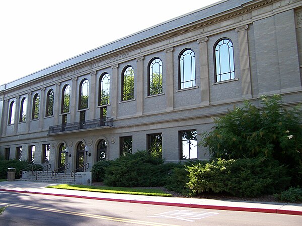 Heber J. Grant Library, now a testing center