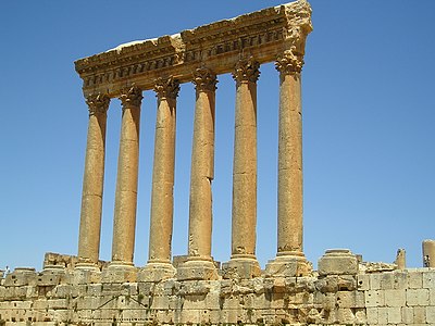 Temple of Jupiter, Lebanon.