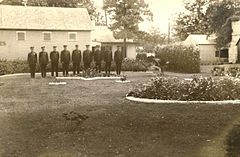 Backyard of Station 14, 1920s