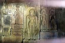 Jain sculpture inside Bajramath temple