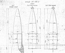 Technical drawings of the French 1898 pattern Balle D bullet Balle D.jpg