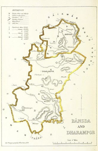 Bansda and Dharampur, 1896 Bansda and Dharampur, 1896.jpg