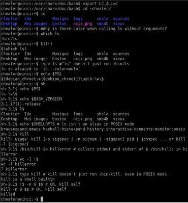 Bash, a widely adopted Unix shell Bash demo.png