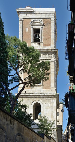 File:Basilica di Santa Chiara Napoli campanile.jpg