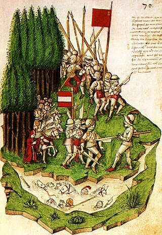 <span class="mw-page-title-main">Battle of Morgarten</span> 1315 battle during the creation of the Swiss Confederacy