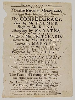 <i>The Confederacy</i> (play) Play by John Vanbrugh