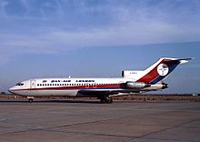Boeing 727-100 der Dan-Air, 1986