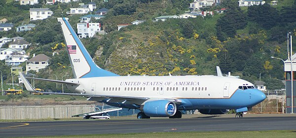 Squadron C-40 Clipper at Wellington Airport