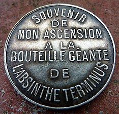 Bordeaux tentoonstelling 1895 - Absint souvenirmedaille b.jpg