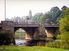 View from Low Town towards High Town and St Mary Magdalene's Bridgnorth Bridge - geograph.org.uk - 1146188.jpg