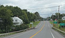 The sign for Brushton on US11. Brushton NY sign US11.jpg