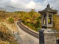 Jalan Imogiri–Dlingo dari puncak Bukit Bego.