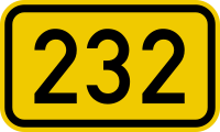 File:Bundesstraße 232 number.svg