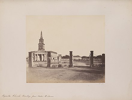 Christ Church, Byculla in the late-1850s.