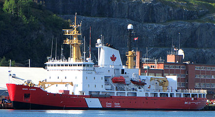 CCGS Henry Larsen docked at CCG Base St. John's in St. John's, Newfoundland and Labrador