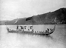 Un prao de l'île de Kei Besar en 1904.