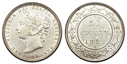 Canada Newfoundland Victoria 50 Cents 1882H.jpg