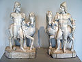 Marble statuettes of Castor and Pollux; Roman, first half of the 3rd century A.D.