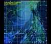 17日8:30(日本時間)の台風1号。アメリカ海軍台風情報センターによる