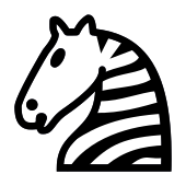 An icon for the Zebra used in diagrams Chess Zlt45.svg