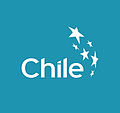 Chile official logo in cerulean, primary version