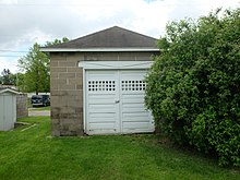 Garaje en Dr. George R. Christie House, 15 -1st Street S., Long Prairie, Minnesota