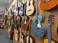 Claremont Folk Music Center guitars.jpg