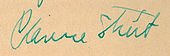 signature de Clarence Streit