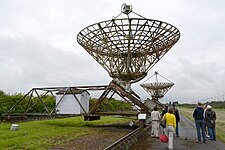 Two antennas of the Half-Mile Telescope