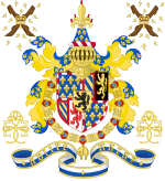 Coat of Arms of the Duke of Burgundy since 1430.svg