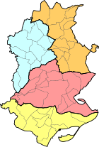 Mapa de les Terres de l'Ebre