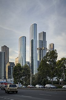 <span class="mw-page-title-main">Melbourne Square (complex)</span> Skyscraper complex in Melbourne Australia