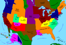 North America in the fictional Crimson Skies universe Crimson skies map.png