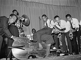 African American band in Crowley, 1938 CrowleyHotBand1938.jpg