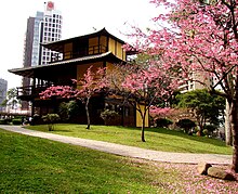 Japan Square in Curitiba. CuritibaPracaDoJapaoCerejeira.JPG