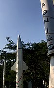 D.R.D.O Prithvi short range ballistic missile, National Military Memorial, Bengaluru, India (Ank Kumar, Infosys Limited) 12.jpg