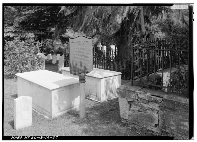 File:DETAIL FROM NORTHWEST OF TOMBS OF JOEL ROBERTS POINSETT AND WIFE, TO SOUTHEAST OF CHURCH HABS SC, 43-STATBU. V, 1A-8 - Church of the Holy Cross, State Route 261, Stateburg, HABS SC,43-STATBU.V,1-47.tif