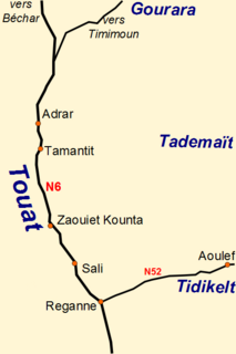 Tuat Natural region in Algeria