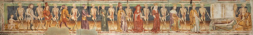 Janez iz Kastva Dance of Death (replica of 15th century fresco; National Gallery of Slovenia)