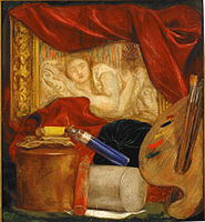 Dante Gabriel Rossetti, A botìggia, 1848 (Delaware Art Museum)