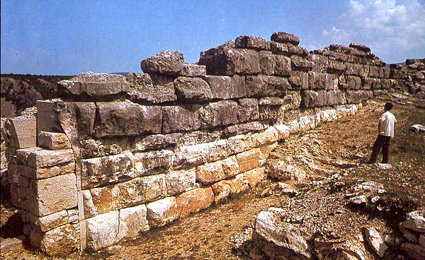 Walls of ancient Daorson, located at Ošanjići near Stolac.