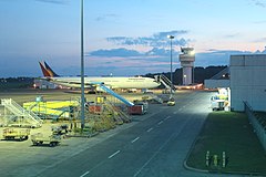 Image 3A view at Francisco Bangoy International Airport, 2019