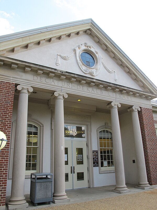 Decatur Library - serves as central library