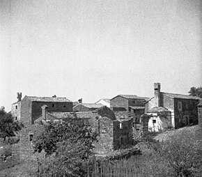 Del Labora, fotografirano z griča kjer stoji cerkev 1950.jpg