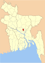 Localisateur de Dhaka map.svg