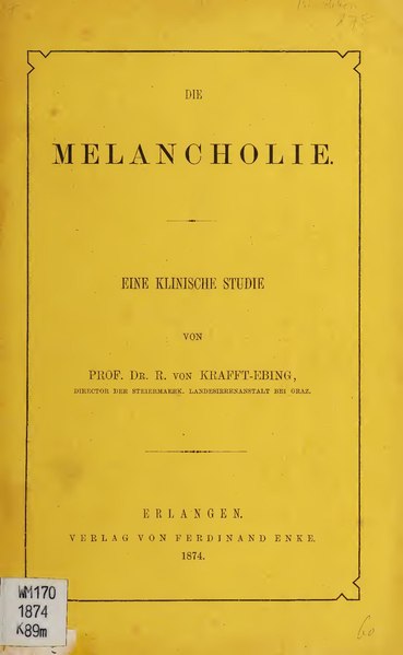 File:Die Melancholie - eine klinische Studie (IA b30470262).pdf