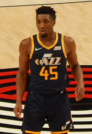 Donovan Mitchell was selected 13th overall by the Denver Nuggets (traded to the Utah Jazz).