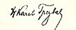 firma de Karel Treybal